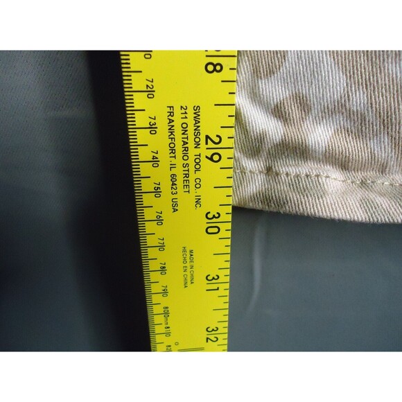 Gloria Vanderbilt Amanda Jeans Women's Size 14 High Rise Light Wash Tan Camo - Picture 8 of 9